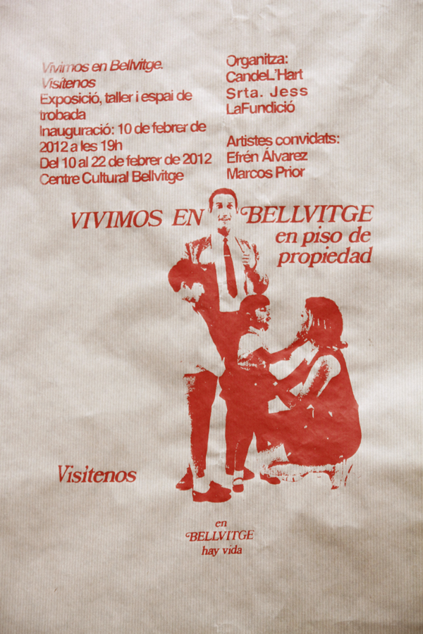 Cartel exposici�n 'Vivimos en Bellvitge. Vis�tenos